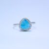 Topaz blue ring