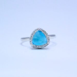Topaz blue ring