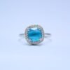 Topaz blue ring