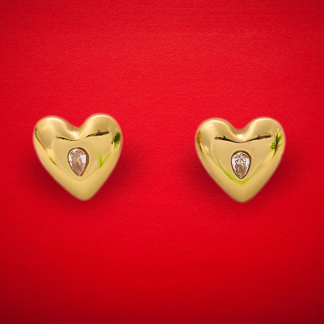 Lustrous-Heart-Stud-Earrings-with-Sparkling-Accent
