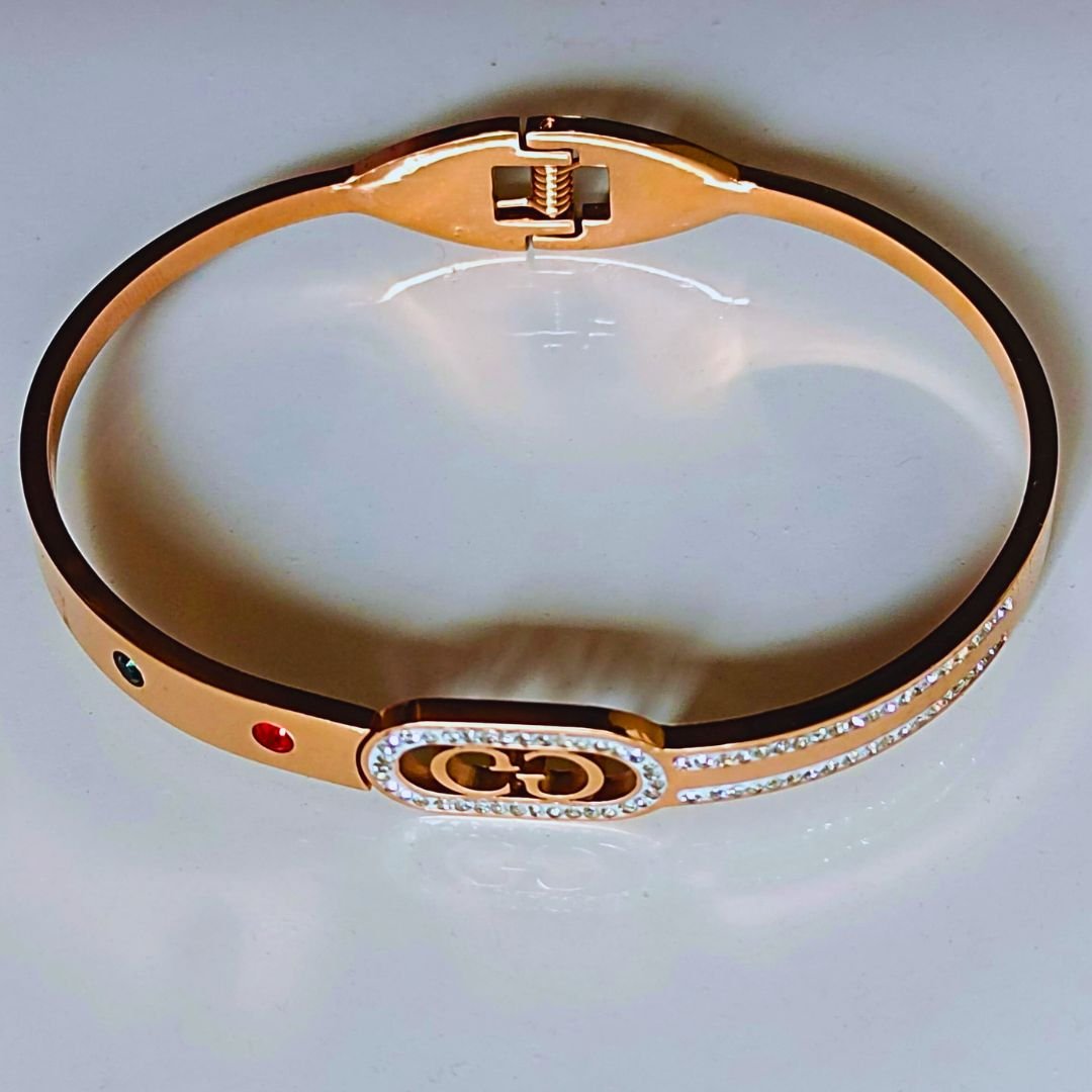 Lustrous-Rose-Gold-Bangle-with-Crystal-and-Gemstone-Accents-1