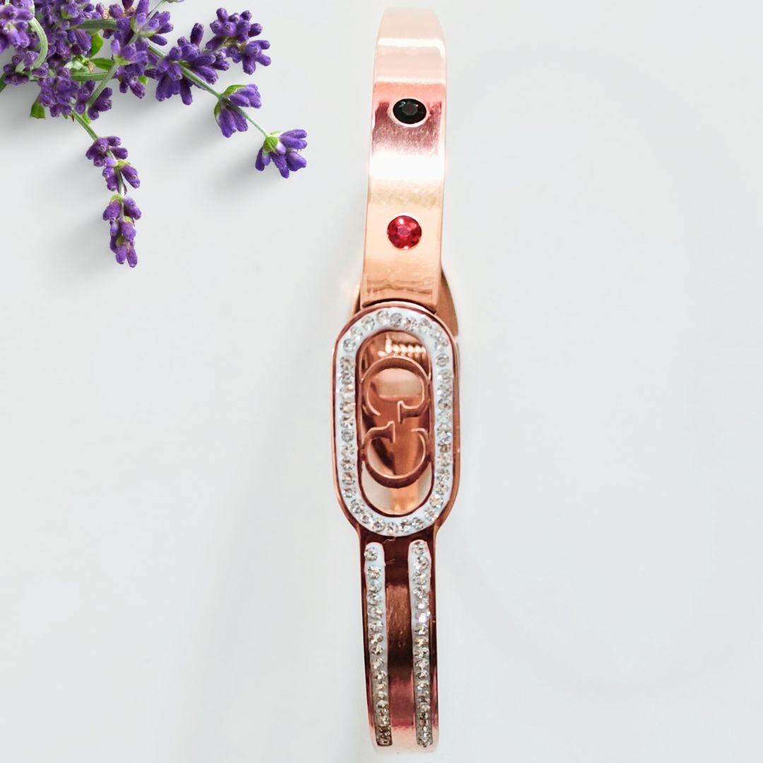 Lustrous-Rose-Gold-Bangle-with-Crystal-and-Gemstone-Accents-2