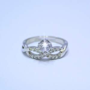 Luminous Tiara Statement Ring